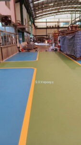 เคลือบพื้น Pu โรงงาน
