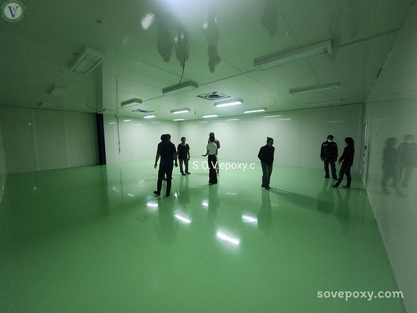 พื้น Epoxy โรงงานเครื่องสำอางค์
