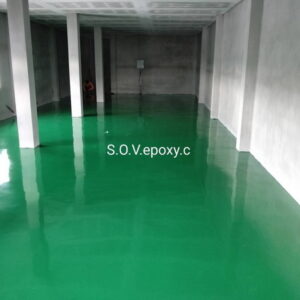 พื้น Epoxy โรงงานเครื่องสำอางค์ ชลบุรี