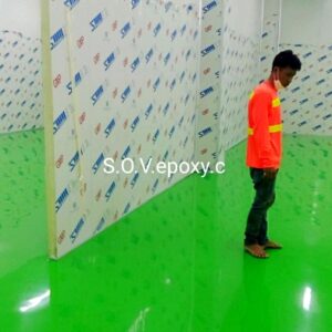 ทำพื้น Epoxy, พื้นพียู โรงงานขนม_05