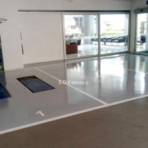 พื้น Epoxy โชว์รูมรถ OMODA_06