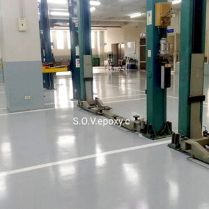 พื้น Epoxy โชว์รูมรถ OMODA_09