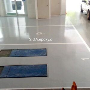 พื้น Epoxy โชว์รูมรถ OMODA_10
