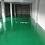 พื้น Epoxy โรงงานเครื่องสำอางค์ ชลบุรี