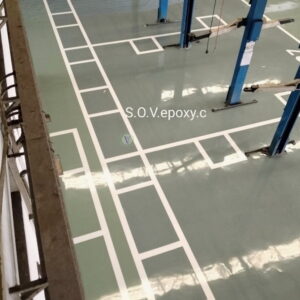 พื้น Epoxy พื้นที่บริการรถยนต์_5