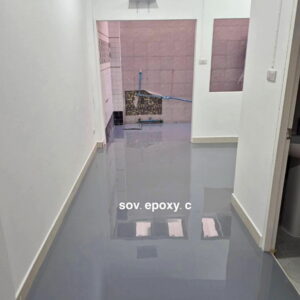 เคลือบพื้น Epoxy บนกระเบื้อง
