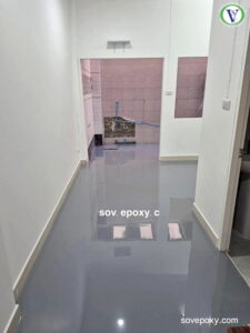 เคลือบพื้น Epoxy บนกระเบื้อง