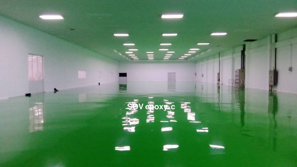 พื้น Epoxy Self-leveling โรงงาน