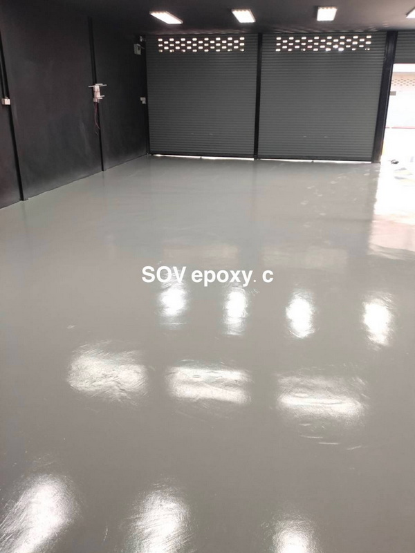 Sov Epoxy ทำพื้นอีพ็อกซี่ พื้นพียู พื้นโรงงาน พื้นสนามกีฬา 10