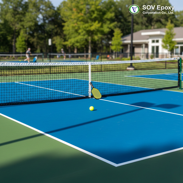 Sov Epoxy ทำพื้นอีพ็อกซี่ พื้นพียู พื้นโรงงาน พื้นสนามกีฬา 10