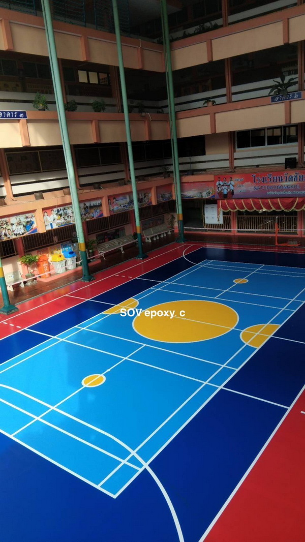 พื้น PU SPORT สนามกีฬาโรงเรียน