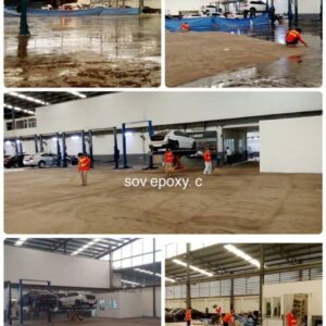 พื้น Epoxy Coating โชว์รูม BMW_01