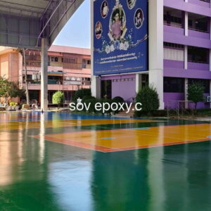 พื้นสนามกีฬาโรงเรียน จ.ปทุมธานี