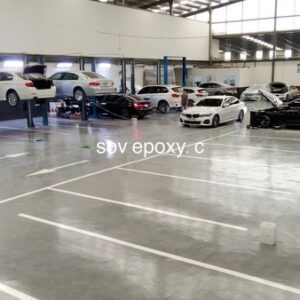 พื้น Epoxy Coating โชว์รูม BMW_02