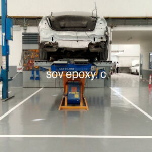 พื้น Epoxy Coating โชว์รูมรถ BMW