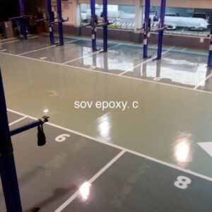 เคลือบพื้น Epoxy ศูนย์บริการโตโยต้า