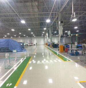 พื้น Epoxy ศูนย์รถ Honda_04