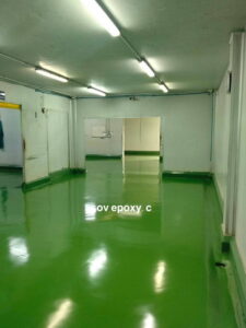 พื้นโรงงานผลิตอาหาร แบบเงา