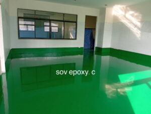 พื้น Epoxy โรงงาน จ.ปทุมธานี