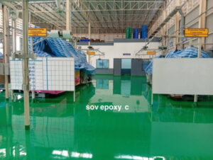 เคลือบพื้น Epoxy โรงงานอาหาร จ.สมุทรสาคร