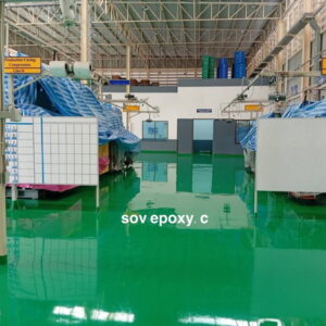 เคลือบพื้น Epoxy โรงงานอาหาร จ.สมุทรสาคร