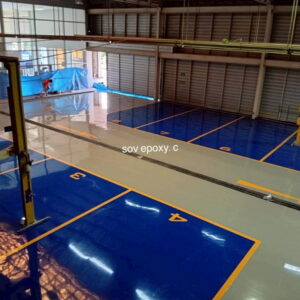 เคลือบพื้น Epoxy โชว์รูมรถยนต์ฟอร์ด