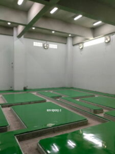 เคลือบพื้น Epoxy Self โรงไฟฟ้า