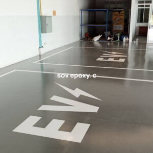 พื้น epoxy โชว์รูมรถไฟฟ้า_02