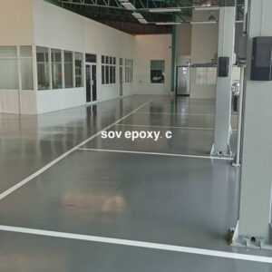 พื้น epoxy โชว์รูมรถไฟฟ้า_04