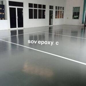 Epoxy Self-leveling โชว์รูมรถไฟฟ้า