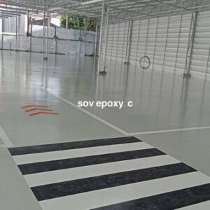 ทำพื้น Epoxy โขว์รูมรถ อู่สี-03