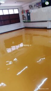 เคลือบพื้น Epoxy ห้องเรียน