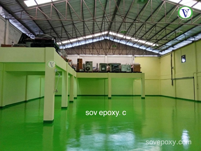 เคลือบพื้น PU Coating อาคาร
