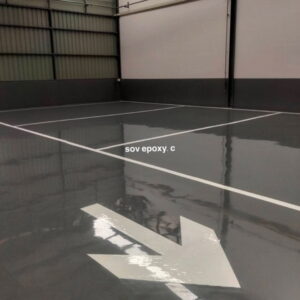 พื้น Epoxy Self-Leveling ศูนย์บริการ Deepal นครปฐม