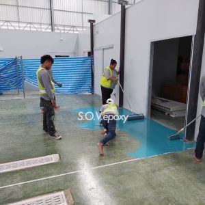 ทำพื้นโรงงาน เคลือบพื้น PU-MF-04