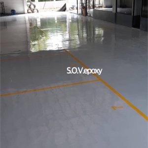 พื้น Epoxy โชว์รูมรถ MG (8)