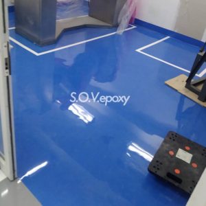 พื้น Epoxy โรงงานผลิตเครื่องสำอางค์ พัทยา (9)