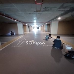 พื้น PU พื้นลานจอดรถ คอนโดพัทยา_06