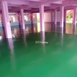 พื้นสนามกีฬา พื้น Epoxy Coating-โรงเรียนมาตราฐานสากล (11)