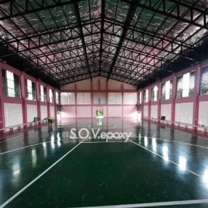 พื้นสนามกีฬา พื้น Epoxy Coating-โรงเรียนมาตราฐานสากล (12)
